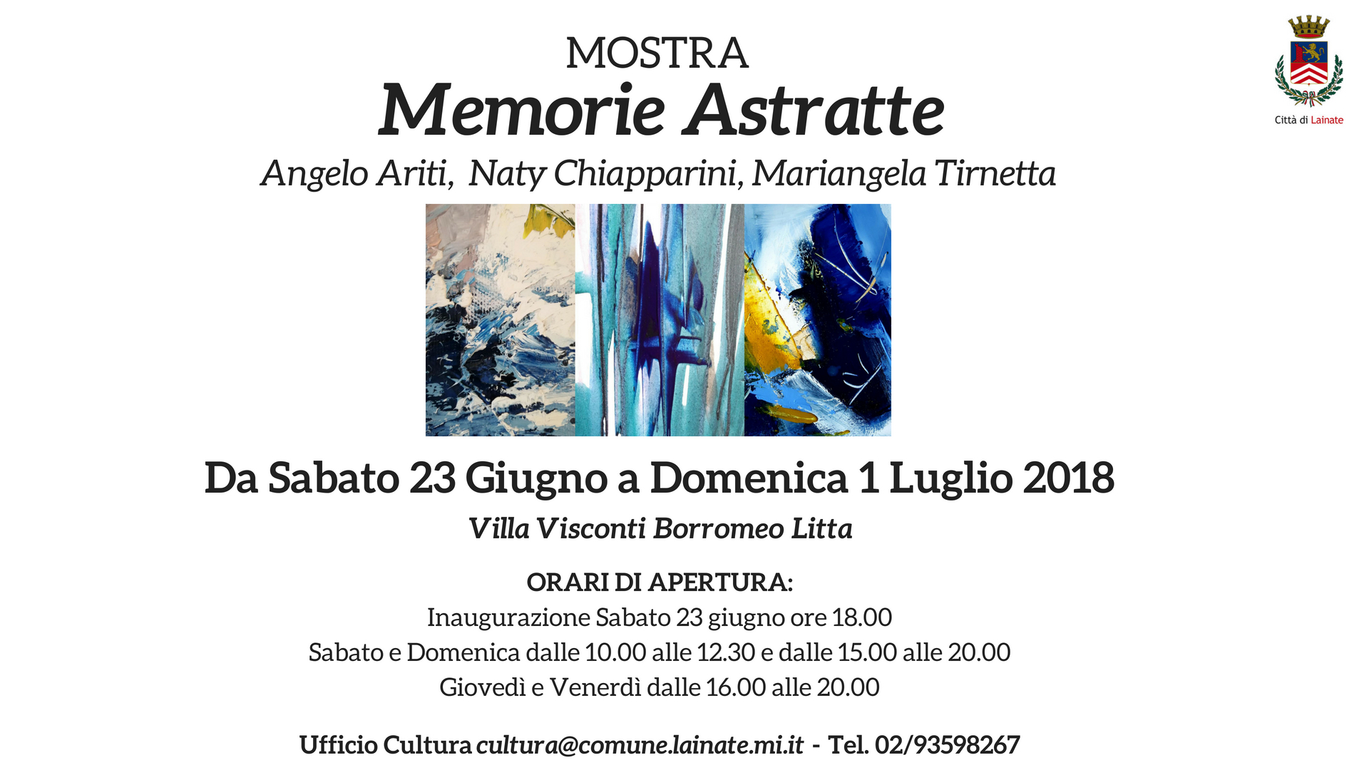 Mostra “Memorie astratte”